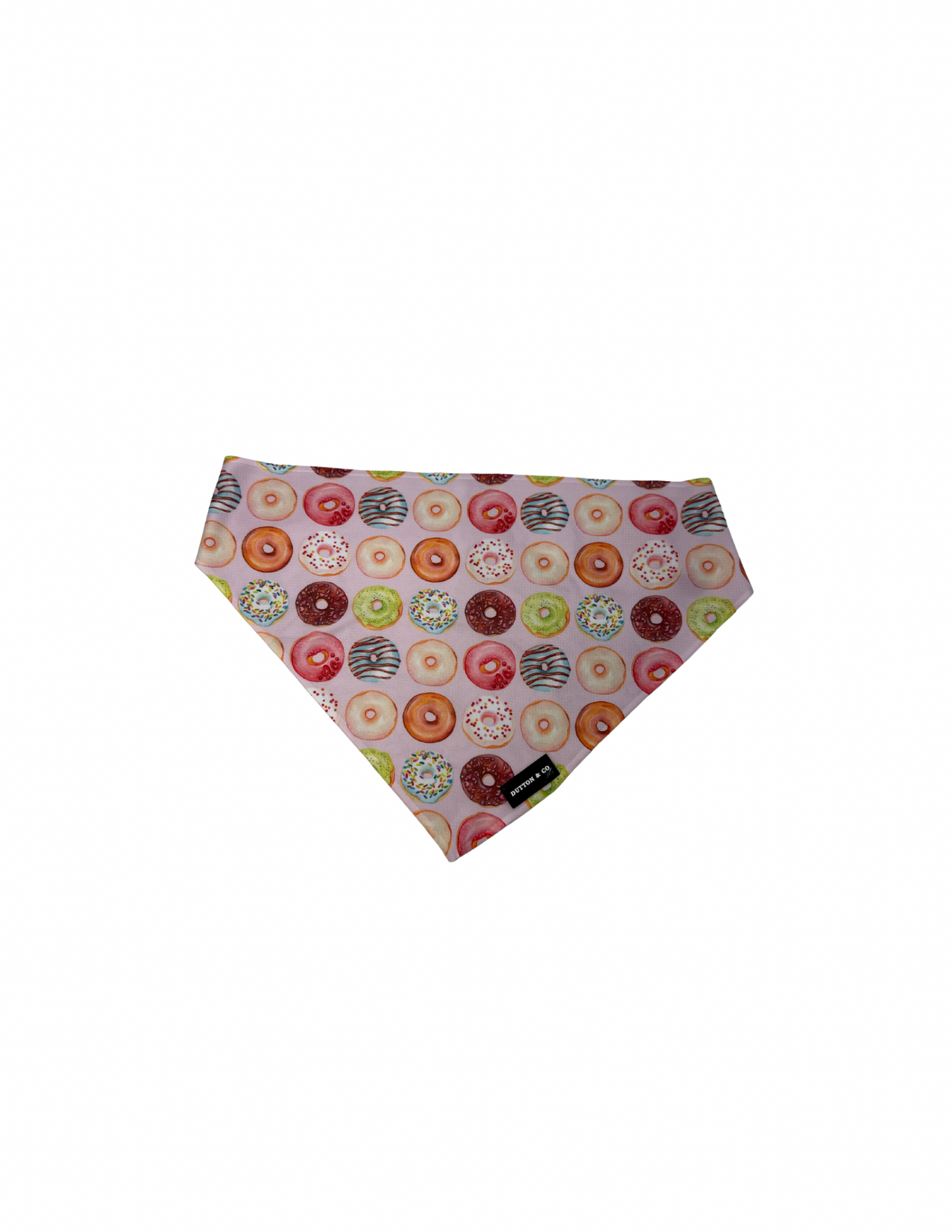 Pink Donut Dog Bandana