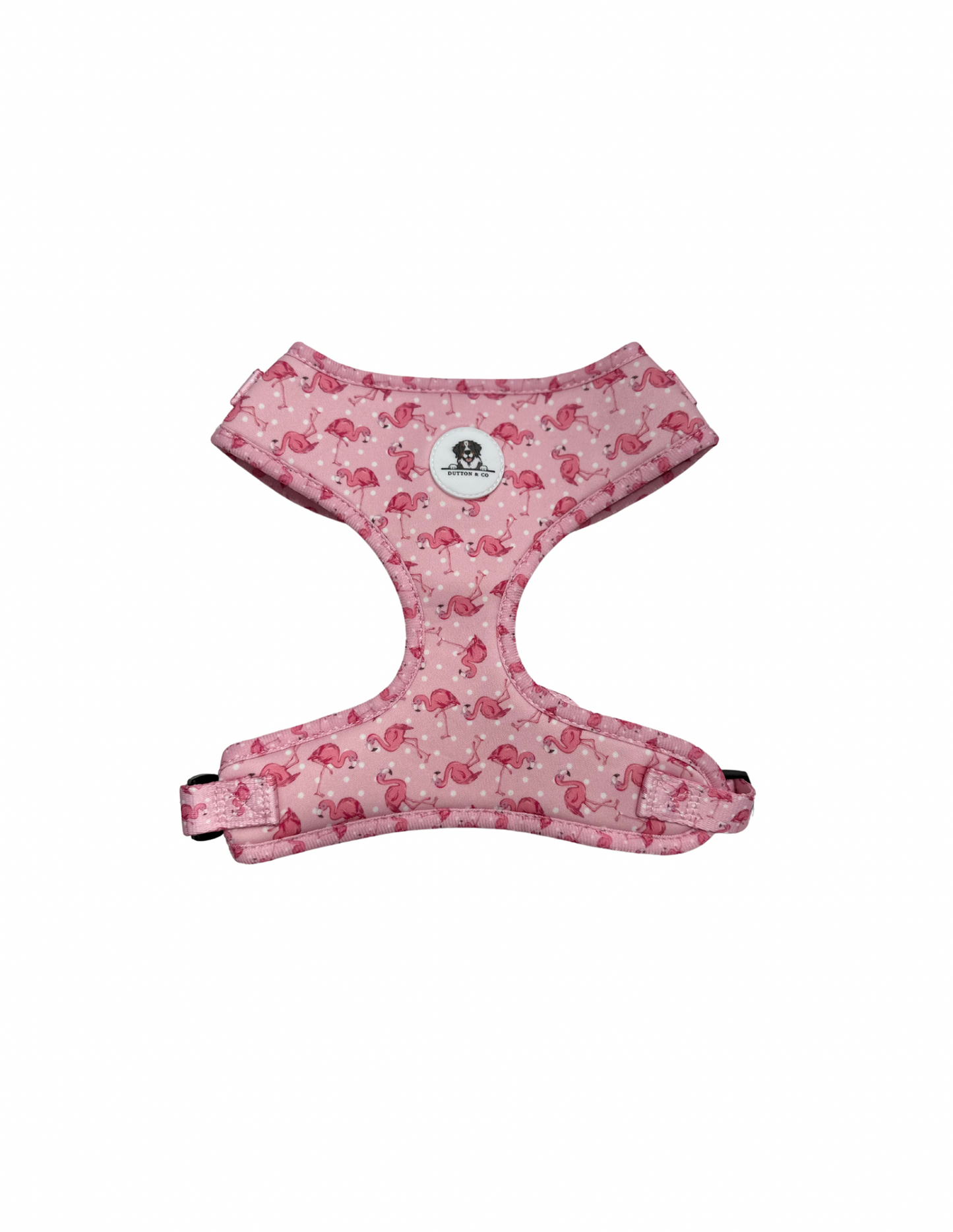 Pink Flamingo Dog Harness